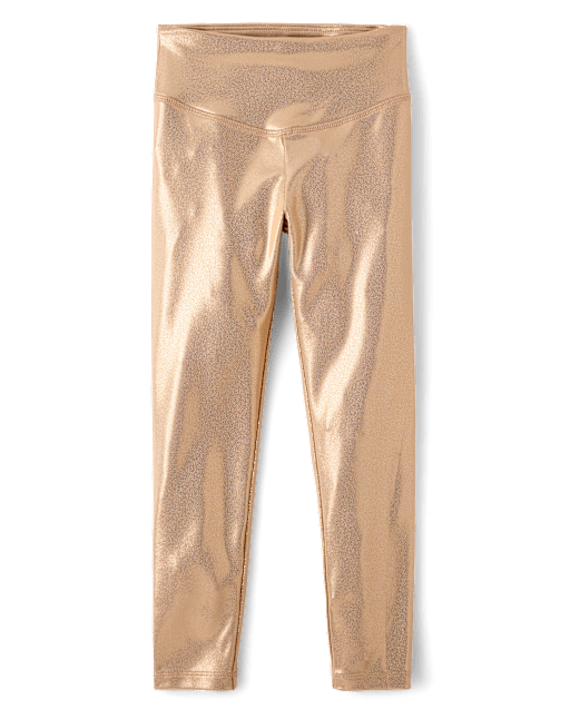 Girls High Shine Leggings