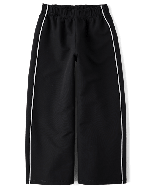 Girls Cozy Wide Leg Track Pants