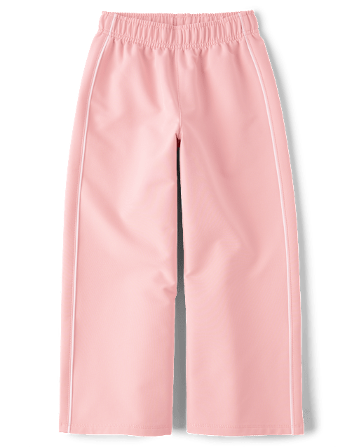 Girls Cozy Wide Leg Track Pants