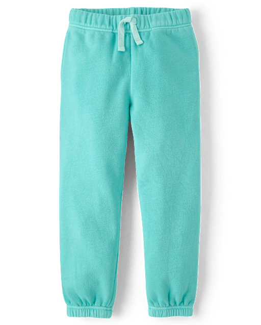 Kids Garment Dyed Premium Fleece Jogger Pants