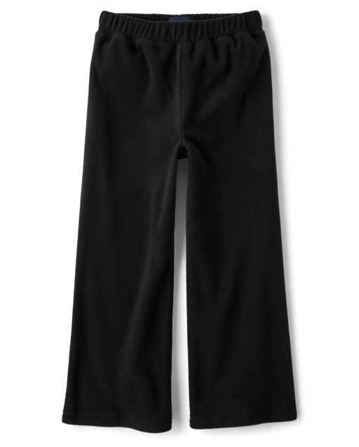 Girls Microfleece Wide Leg Sweatpants