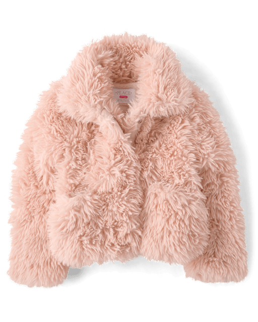 Girls Faux Fur Coat