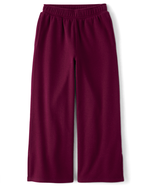Girls Winter Warm Wide Leg Lounge Pants