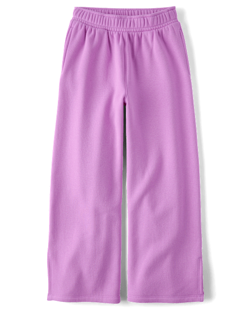 Girls Winter Warm Wide Leg Lounge Pants