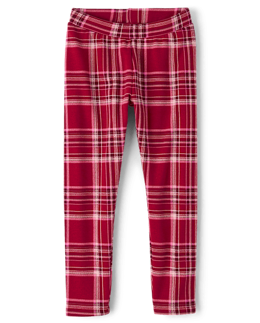 Leggings chauds d'hiver imprimés pour filles