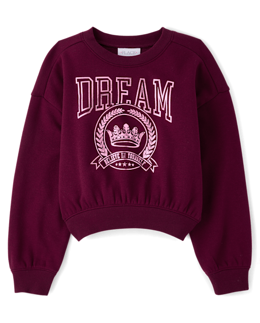 Girls Embellished Winter Warm Sweatshirt