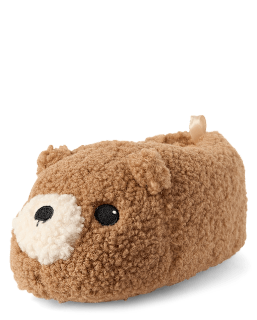 Toddler Boys Bear Slippers