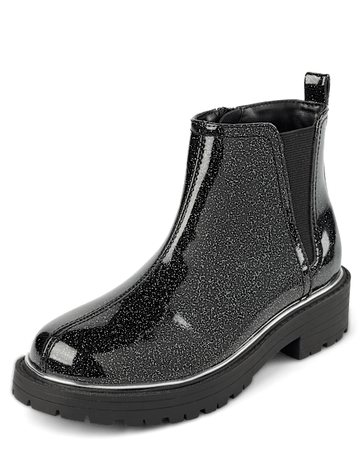 Bottines Chelsea pailletées pour filles