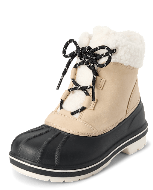 Girls Colorblock All Weather Boots