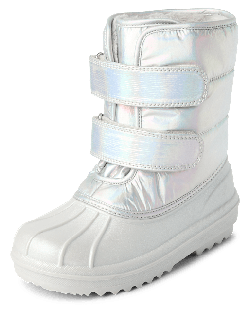 Girls Iridescent All Weather Boots