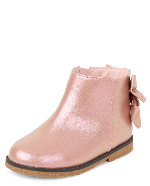Toddler Girls Shimmer Bow Boots
