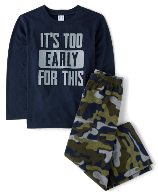 Boys Camo Pajamas
