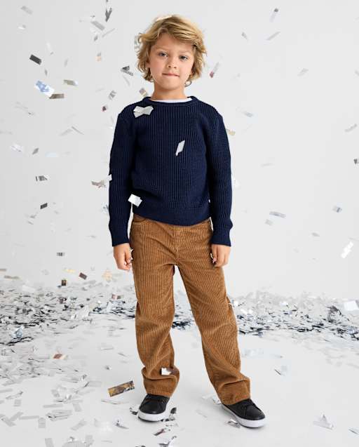 Baby And Toddler Boys Corduroy 90s Loose Pants
