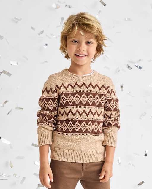 Baby And Toddler Boys Fairisle Sweater