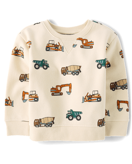 Baby And Toddler Boys Print Premium Fleece Sweatshirt