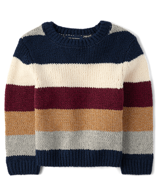 Baby And Toddler Boys Colorblock Sweater