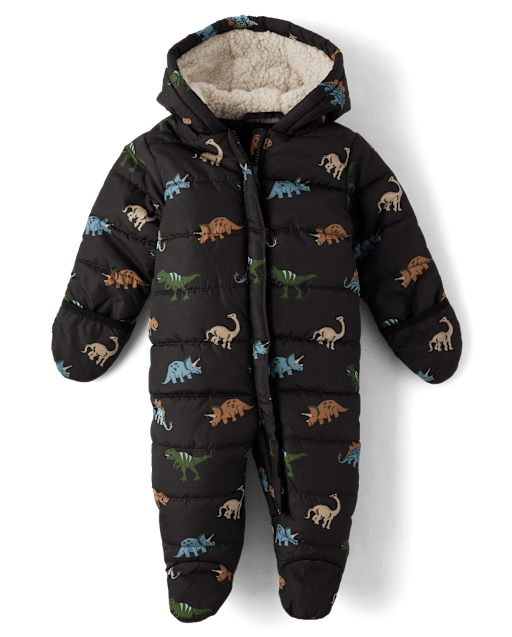 Baby Boys Dino Snowsuit