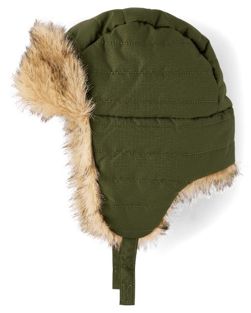 Boys Quilted Trapper Hat