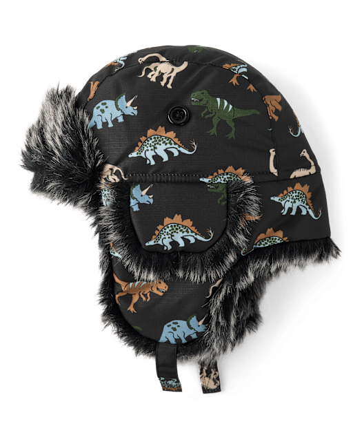 Toddler Boys Print Trapper Hat