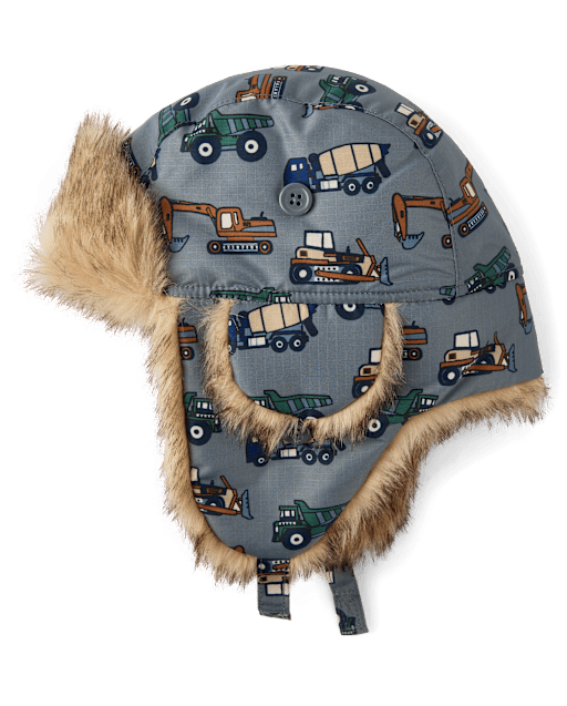 Toddler Boys Print Trapper Hat