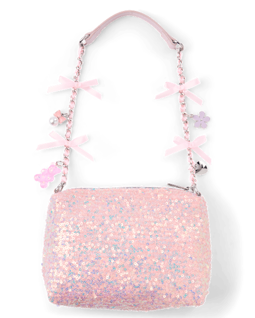 Girls Sequin Charm Bag