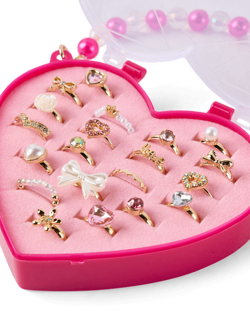 Girls Bow Ring 20-Pack