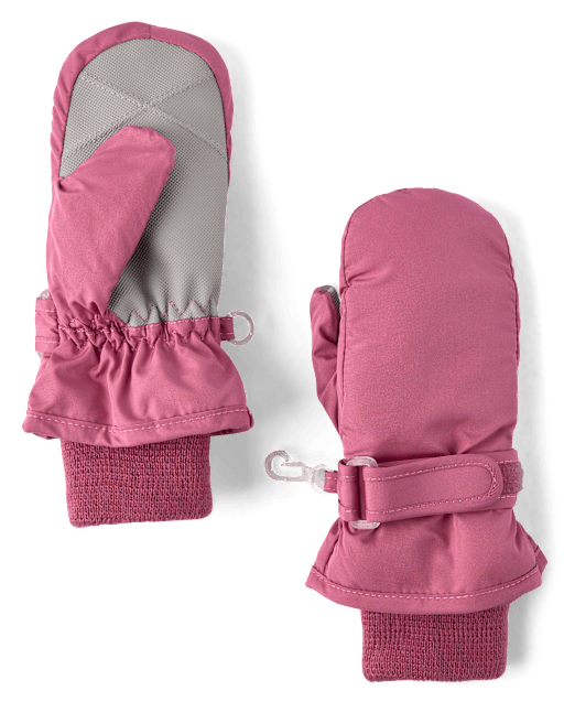 Toddler Girls Print Ski Mittens