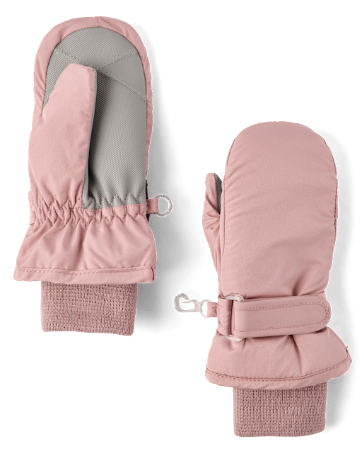Toddler Girls Print Ski Mittens