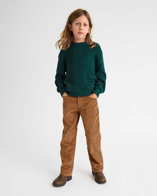Boys Corduroy 90s Loose Pants