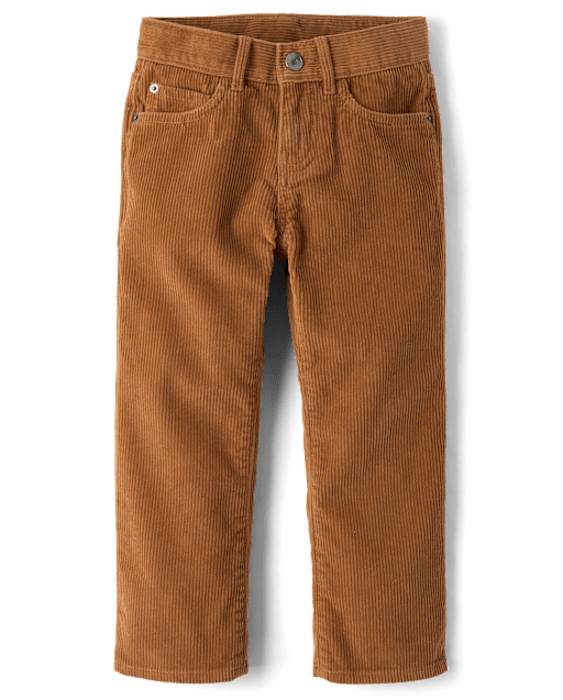 Boys Garment Dyed Corduroy 90s Loose Pants
