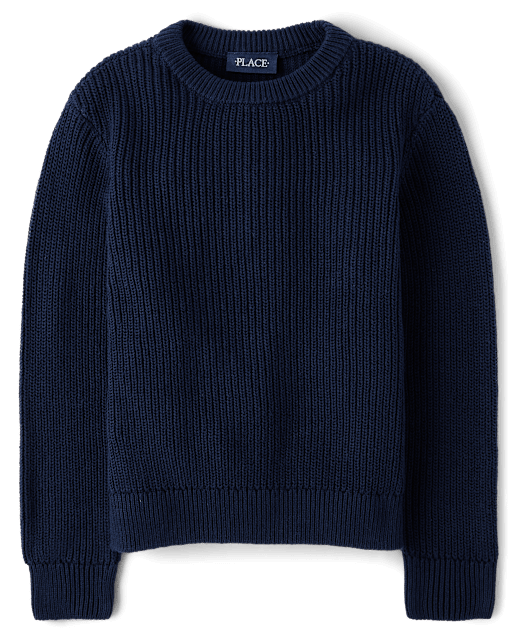 Boys Shaker Stitch Sweater