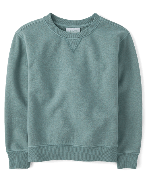 Kids Garment Dyed Premium Fleece Sweatshirt