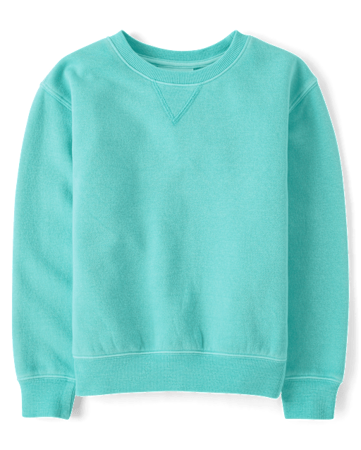 Kids Garment Dyed Premium Fleece Sweatshirt