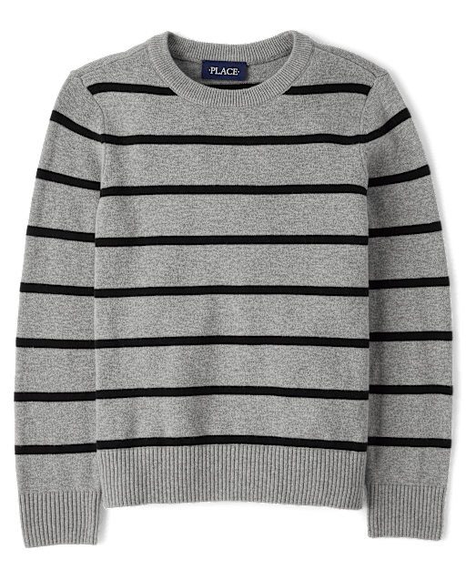 Boys Lightweight Striped Sweater