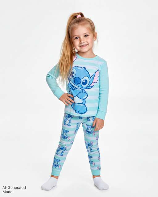 Girls Stitch™ Snug Fit Cotton Pajamas