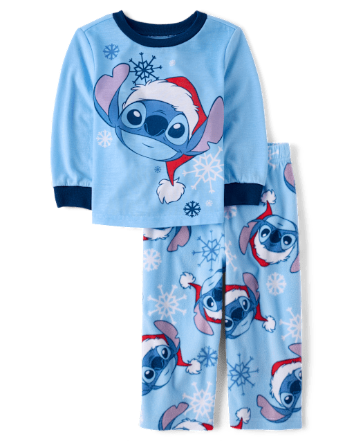 Baby And Toddler Matching Family Stitch™ Santa Hat Pajamas