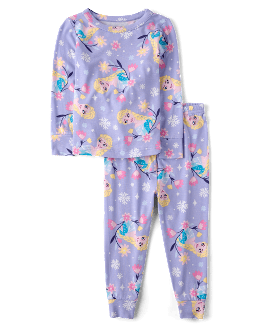 Baby And Toddler Girls Elsaâ¢ Floral Pajamas
