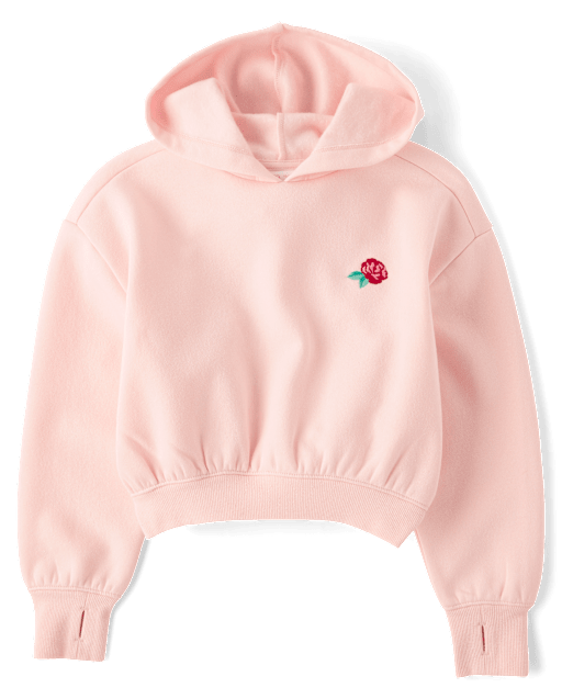 Girls Hello Kitty® Embellished Premium Fleece Hoodie