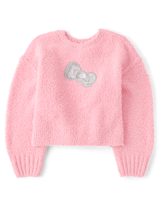 Girls Hello KittyÂ® Sequin Sweater