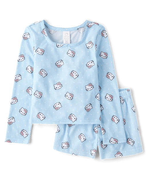 Girls Hello Kitty® Pointelle Pajamas
