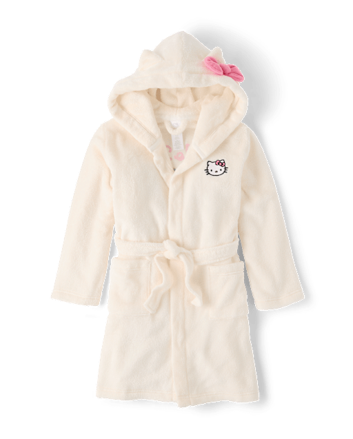 Girls Hello Kitty® Applique Fleece Robe