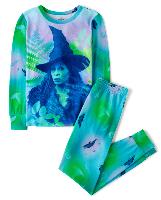 Girls Wickedâ¢ Elphaba Snug Fit Pajamas