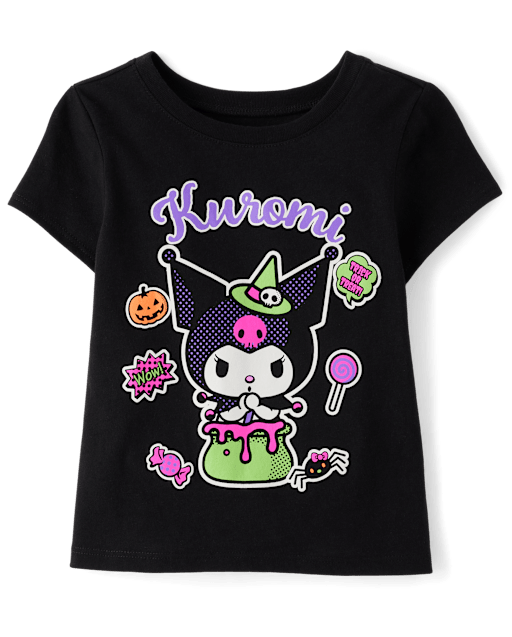Toddler Girls Kuromiâ¢ Glow Halloween Graphic Tee