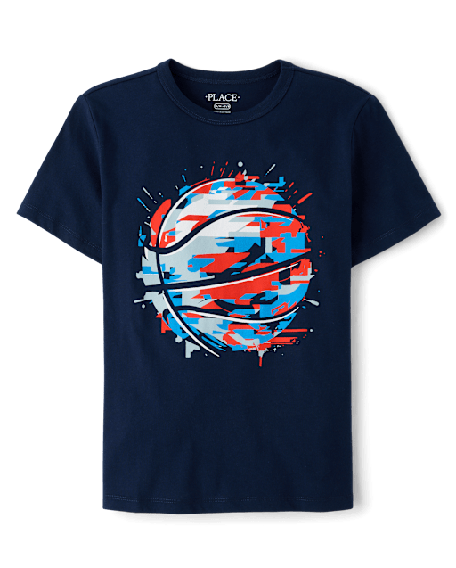 Boys Basketball Graphic Tee