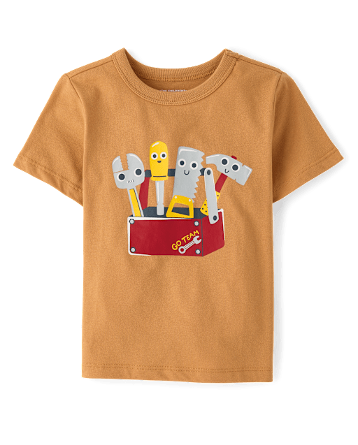 Baby And Toddler Boys Toolbox Friends Graphic Tee