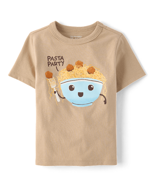 Baby And Toddler Boys Pasta Party Graphic Tee