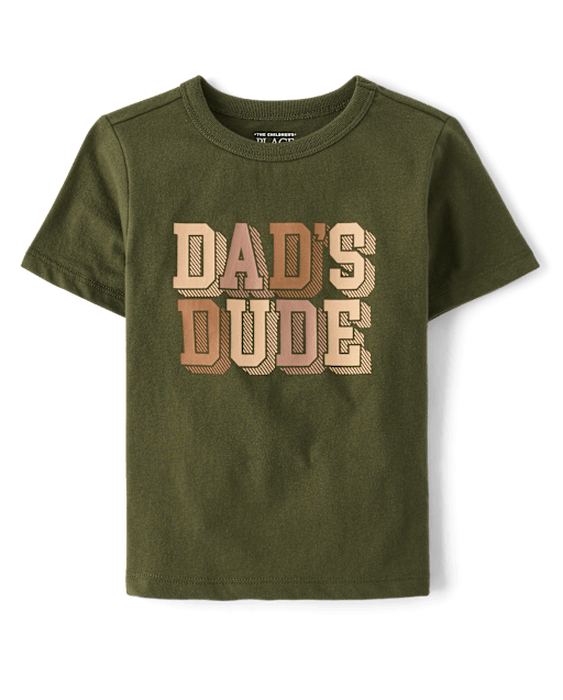 Baby And Toddler Boys Dad's Dude Graphic Tee