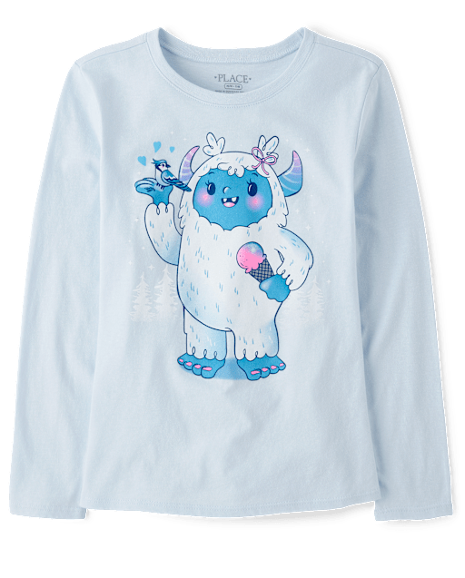 Girls Yeti Graphic Tee