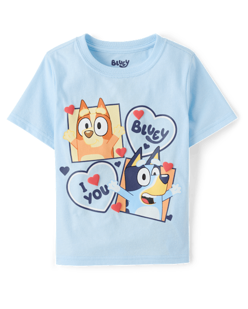 Baby And Toddler Boys Bluey™ Be Mine Valentine's Day Graphic Tee