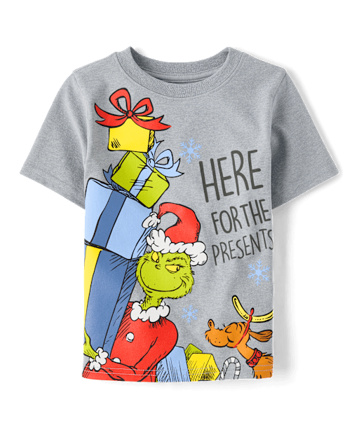 Baby And Toddler Boys Dr. Seuss The Grinch™ Christmas Presents Graphic Tee